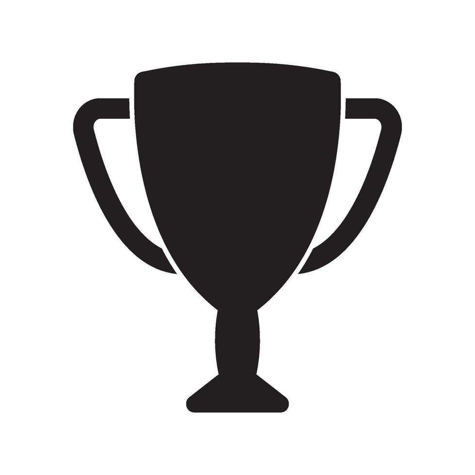 trophy icon, award vector