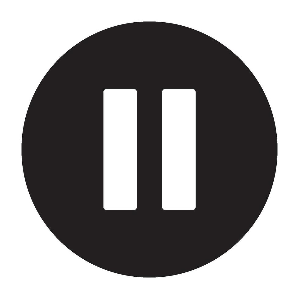 icons play, pause, stop, next vector