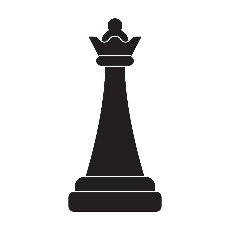 chess icon, queen vector