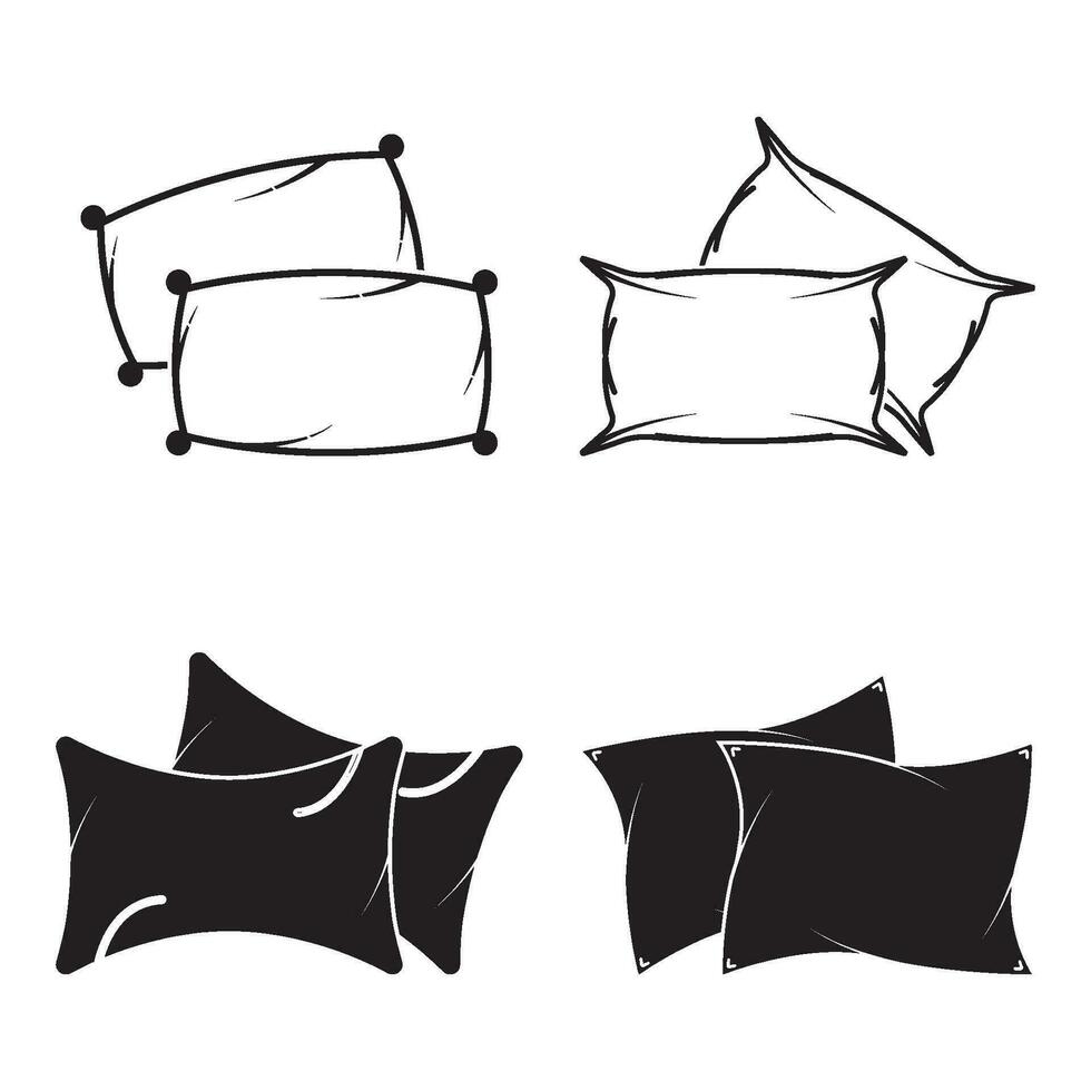 pillow icon vector