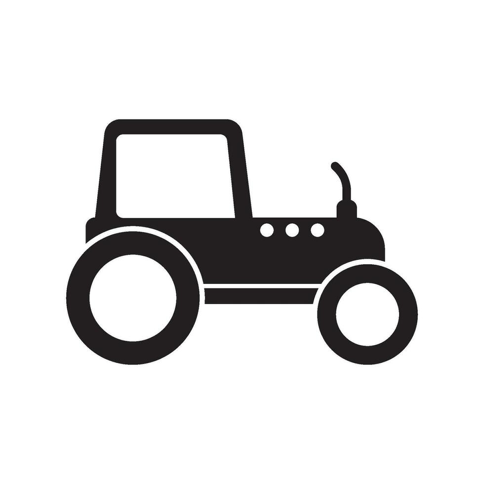 tractor icon vector