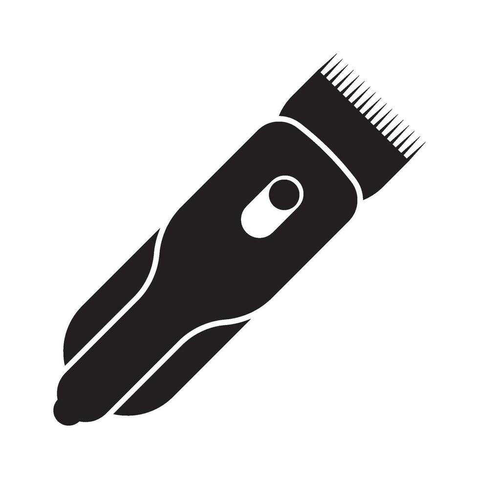 pelo clíper icono vector