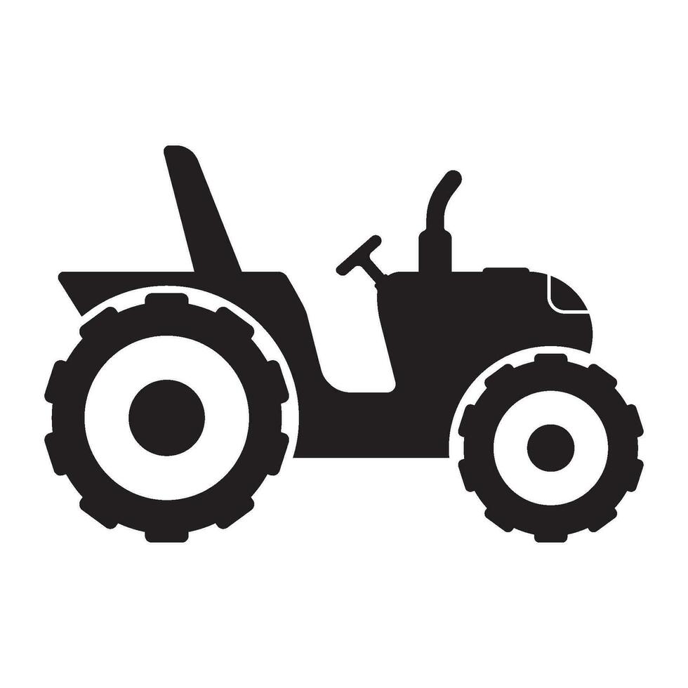 tractor icon vector