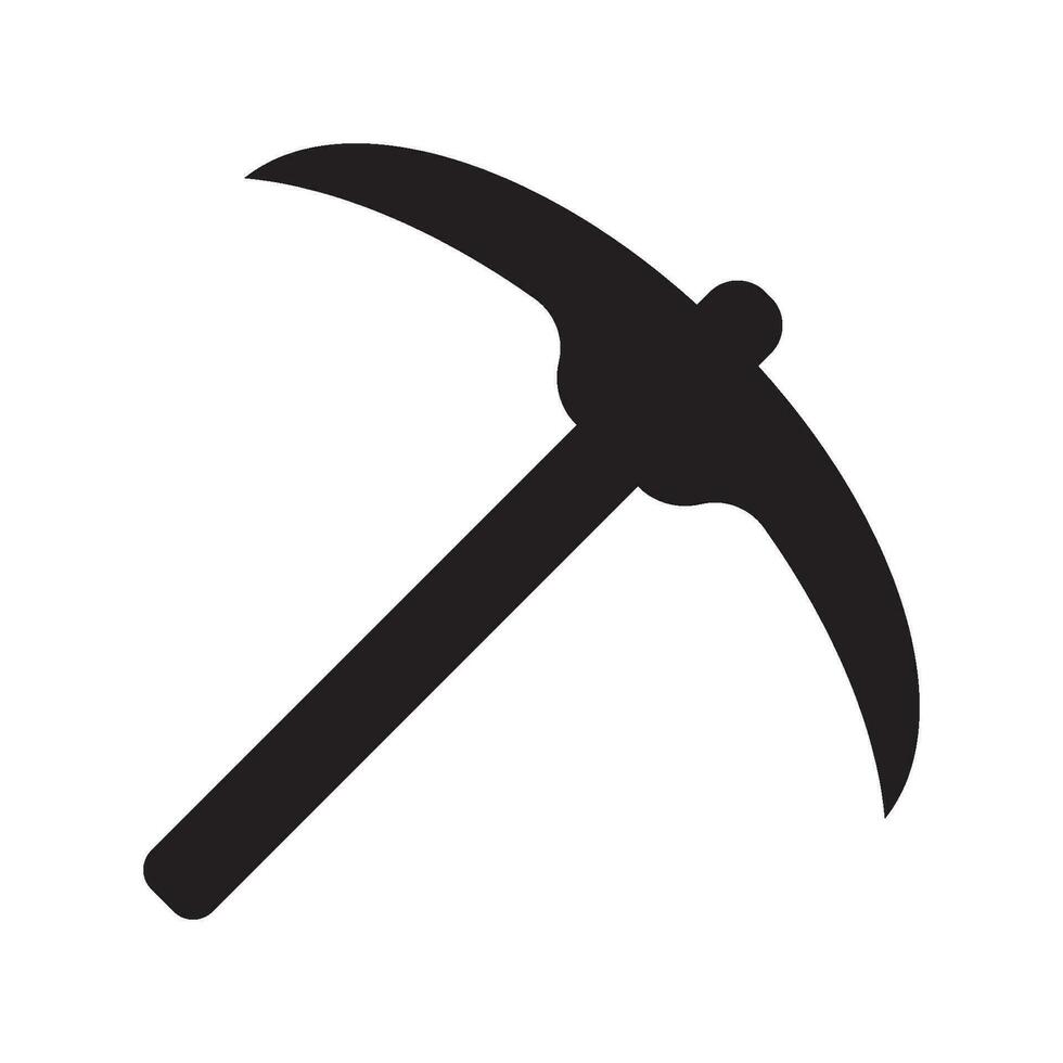 pickaxe icon vector