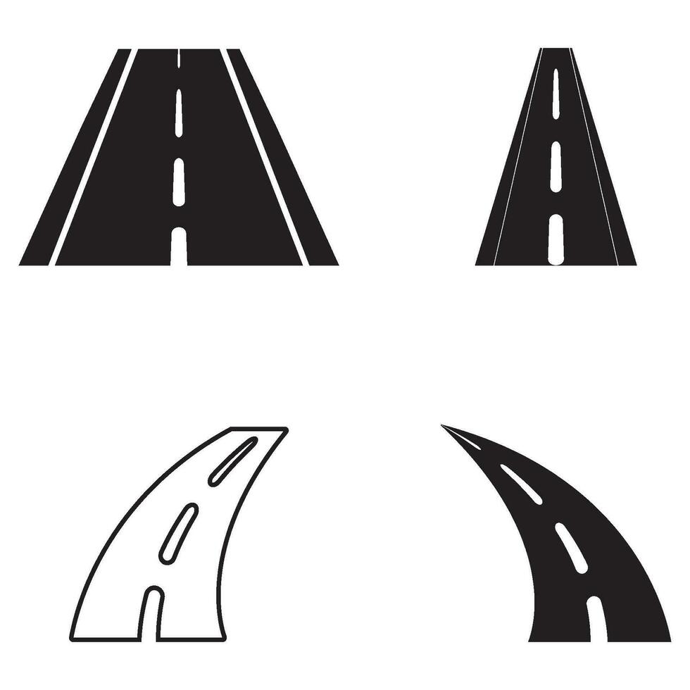 vector de icono de carretera