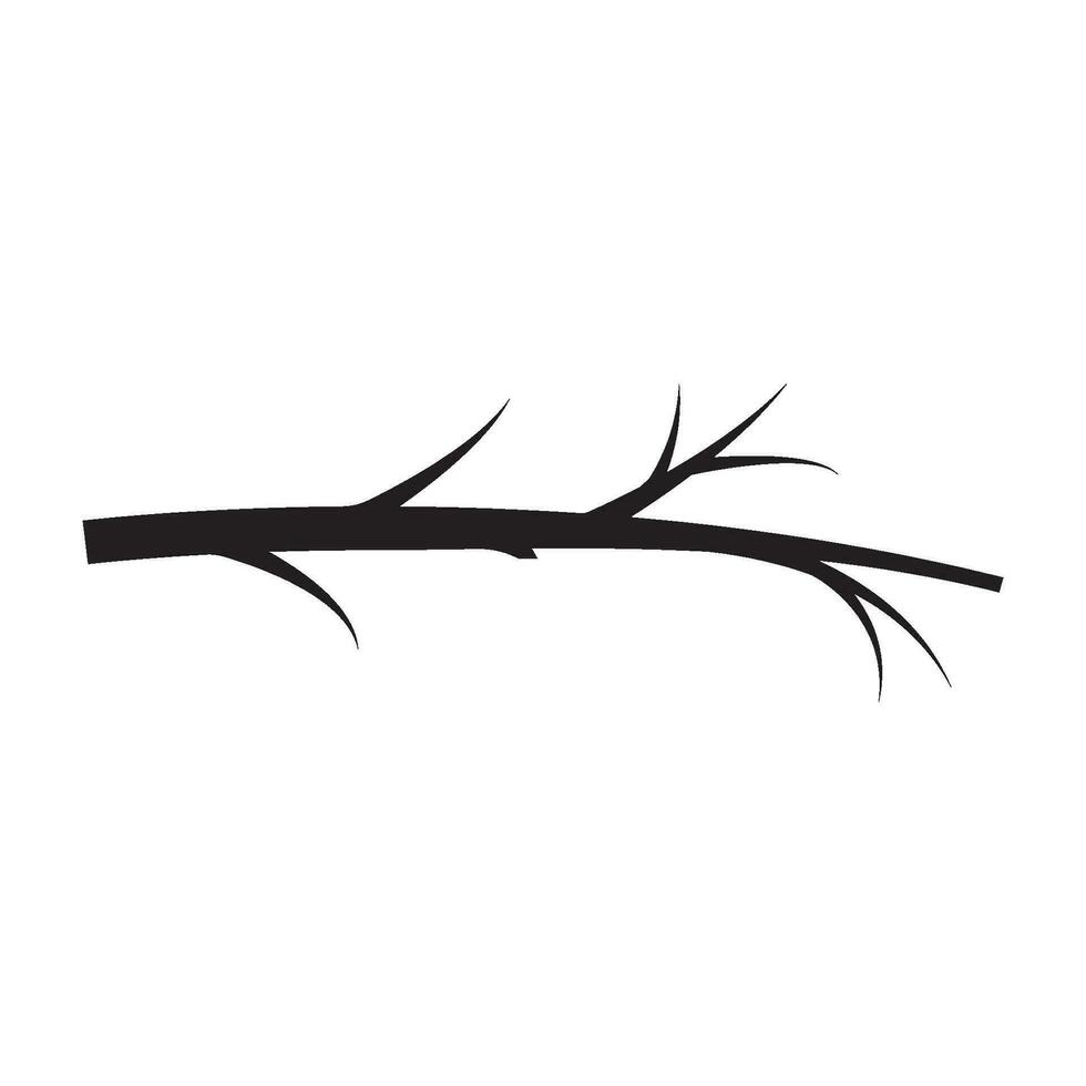 wood branch icon vector