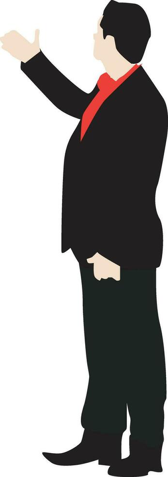 professional businessman in his field vector