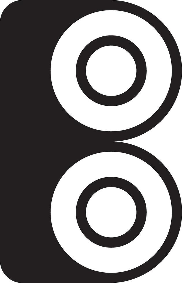 B letter logo solid style vector