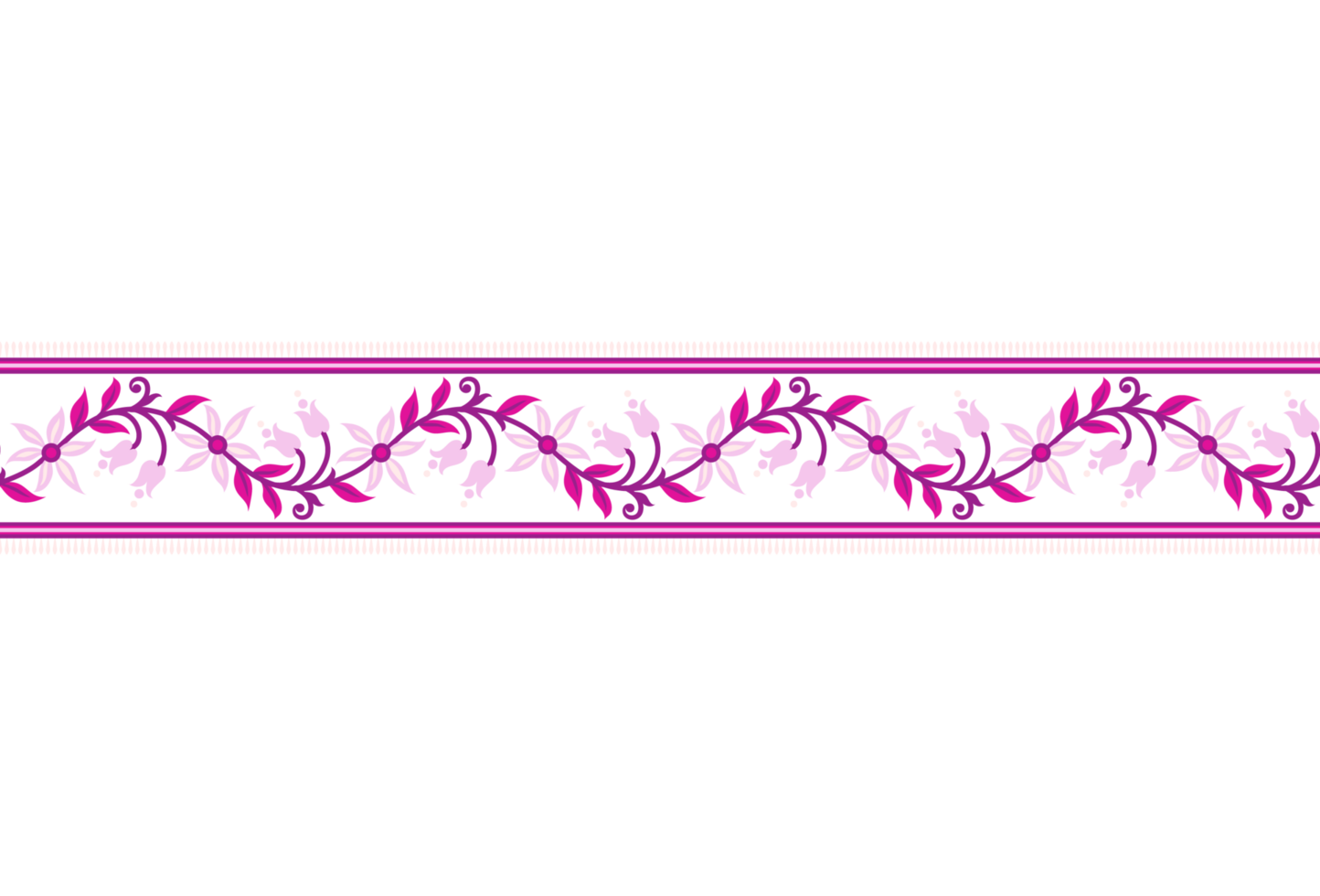 Vector  floral elements. Seamless pattern for frames and borders. Used pattern brushes included. png