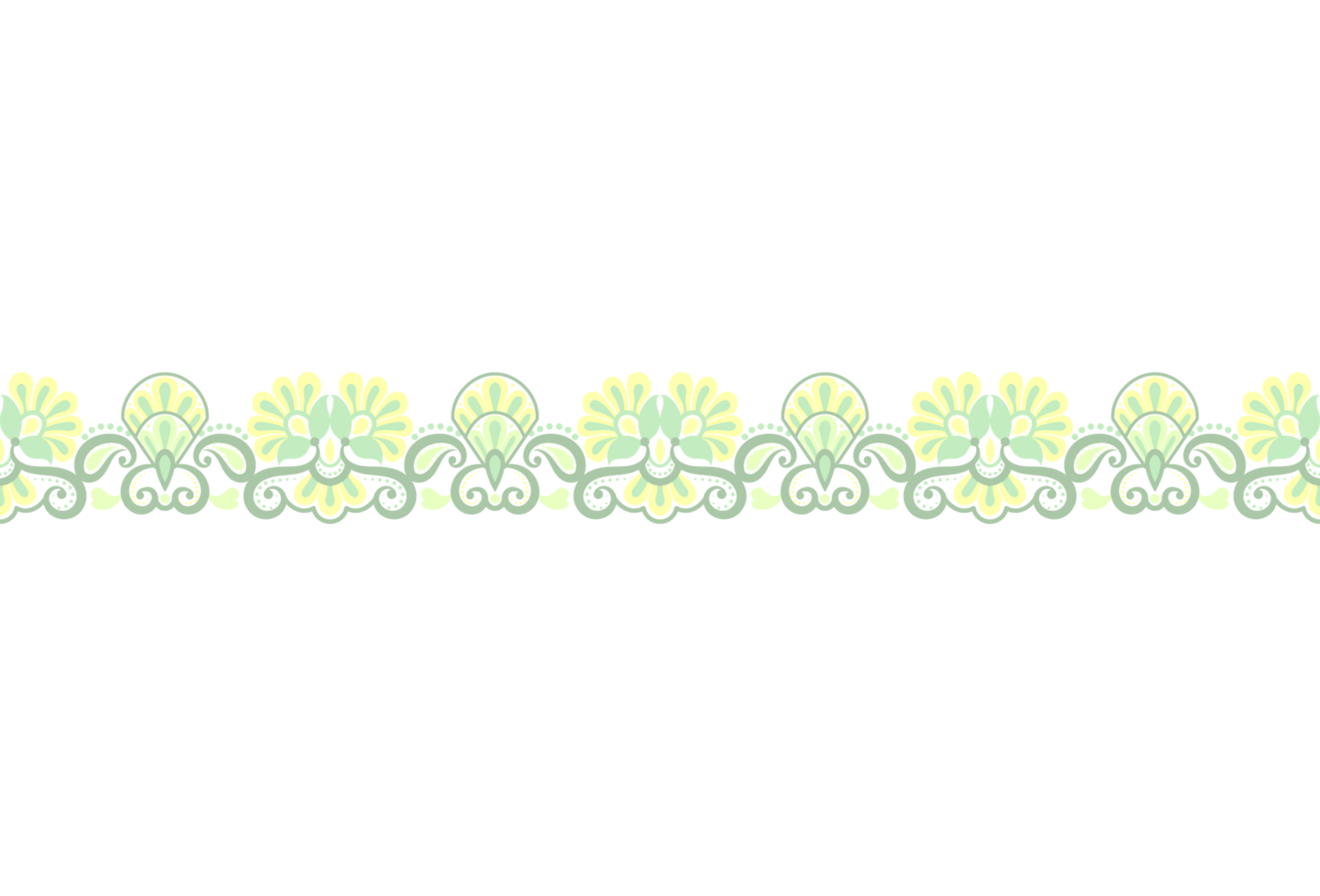 Vector  floral elements. Seamless pattern for frames and borders. Used pattern brushes included. png
