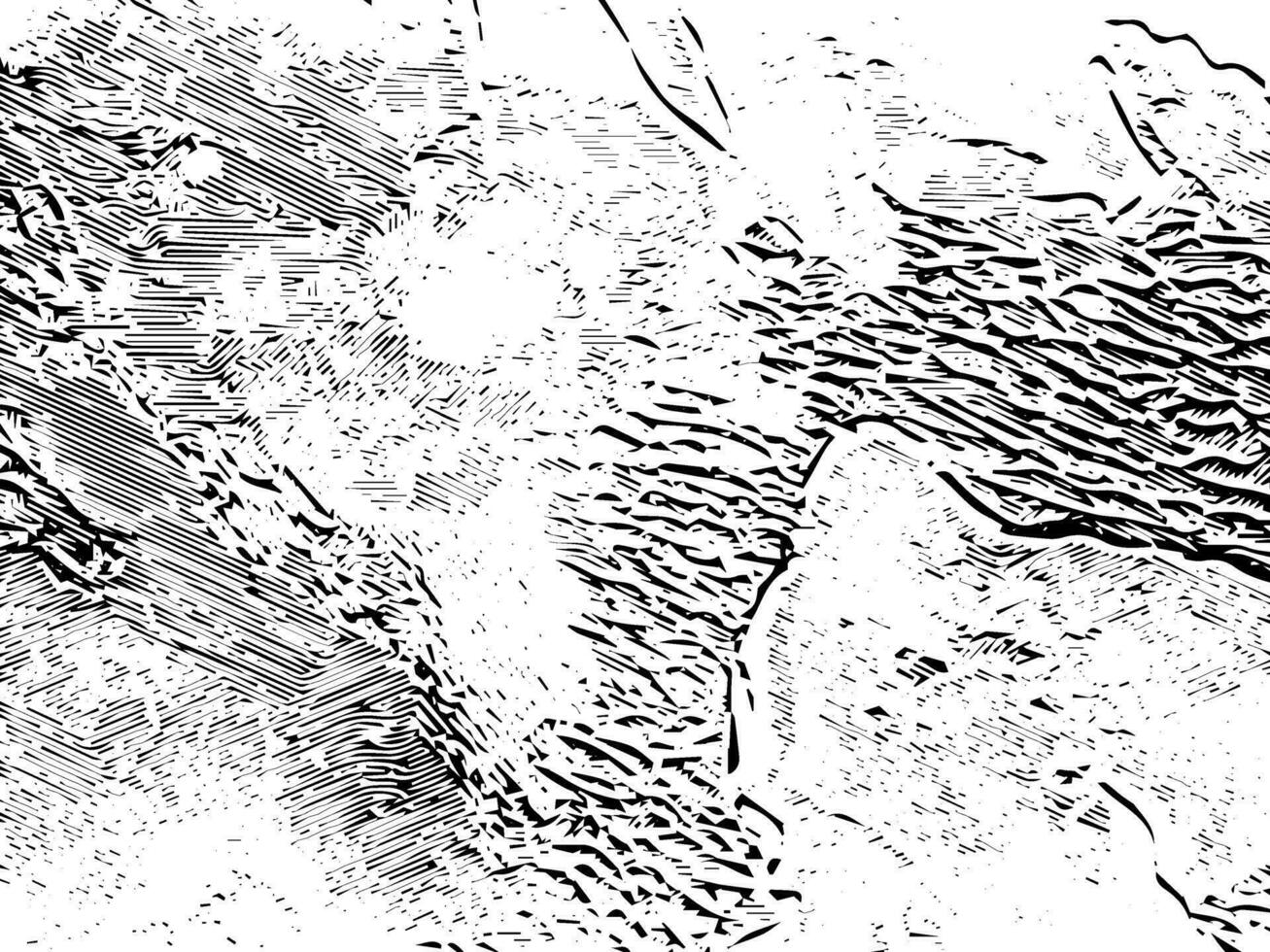 Rustic grunge vector texture with grain and stains. Abstract noise background. Weathered surface.