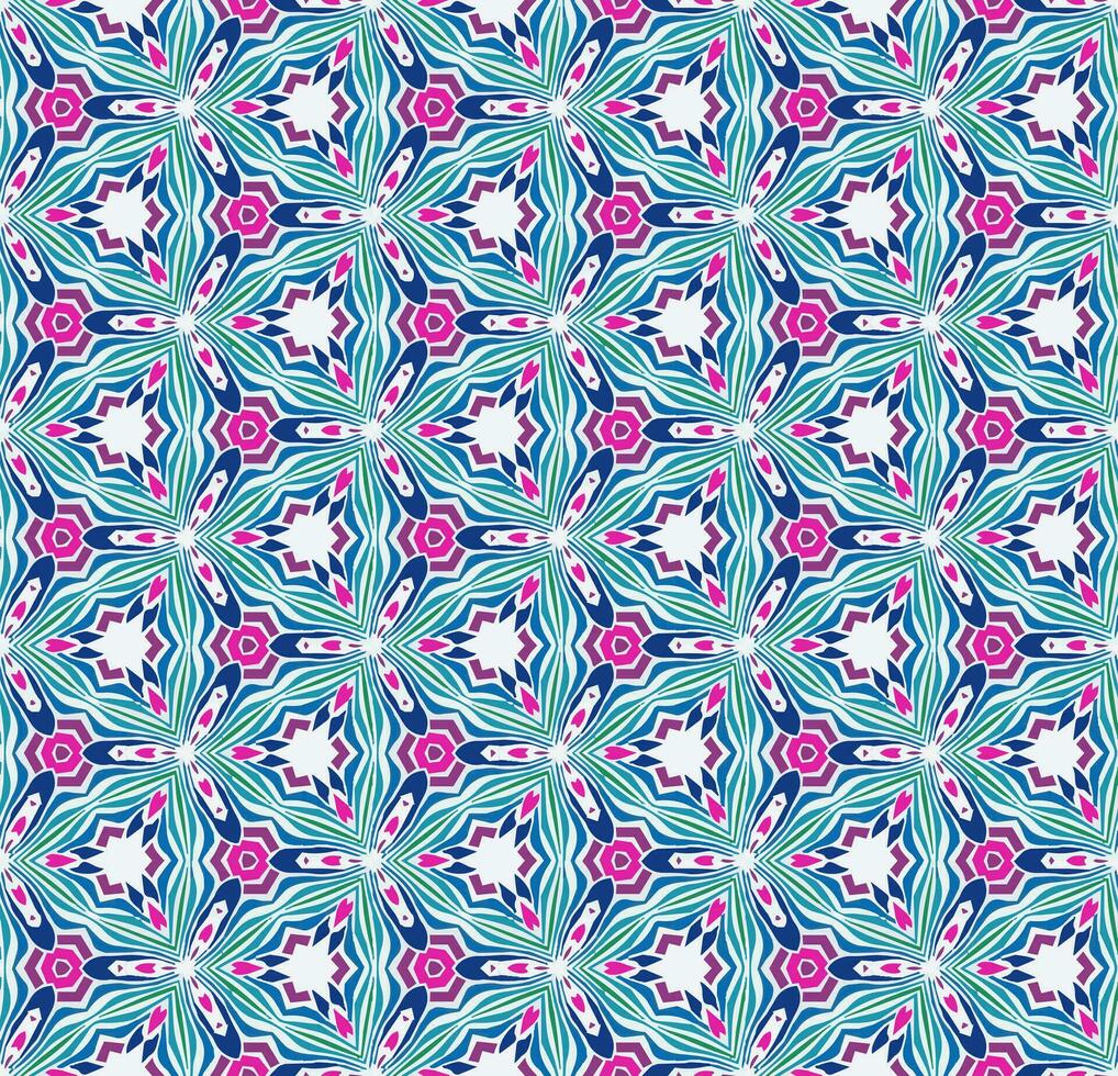 patrón abstracto sin costuras de varios colores. fondo y telón de fondo. multicolor colorido diseño ornamental. adornos de mosaico de colores. ilustración gráfica vectorial. vector