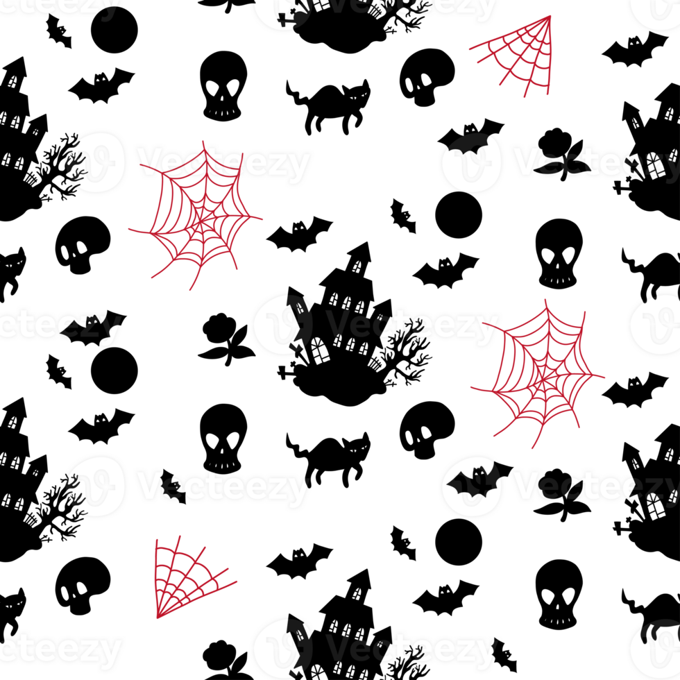 Halloween Seamless pattern png