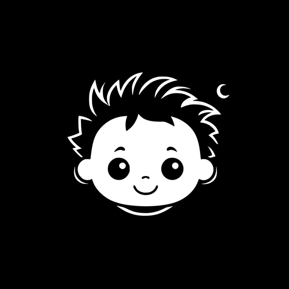 Baby - Minimalist and Flat Logo - Vector illustration