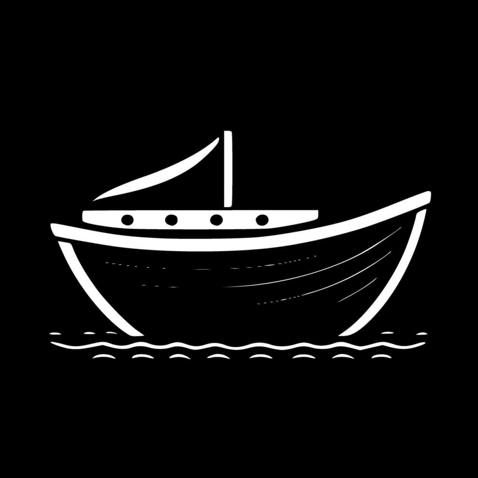 Boat - High Quality Vector Logo - Vector illustration ideal for T-shirt graphic