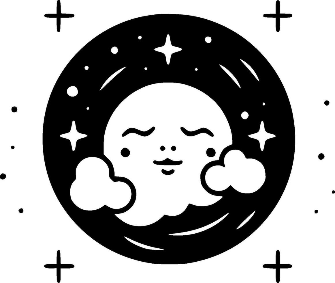 celestial, minimalista y sencillo silueta - vector ilustración