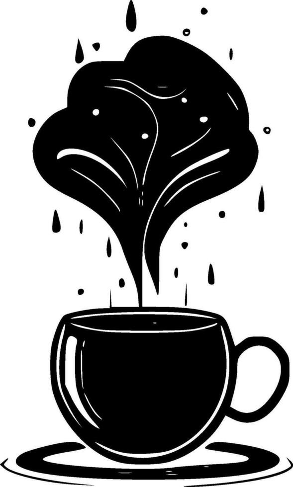 Coffee - Minimalist and Flat Logo - Vector illustration