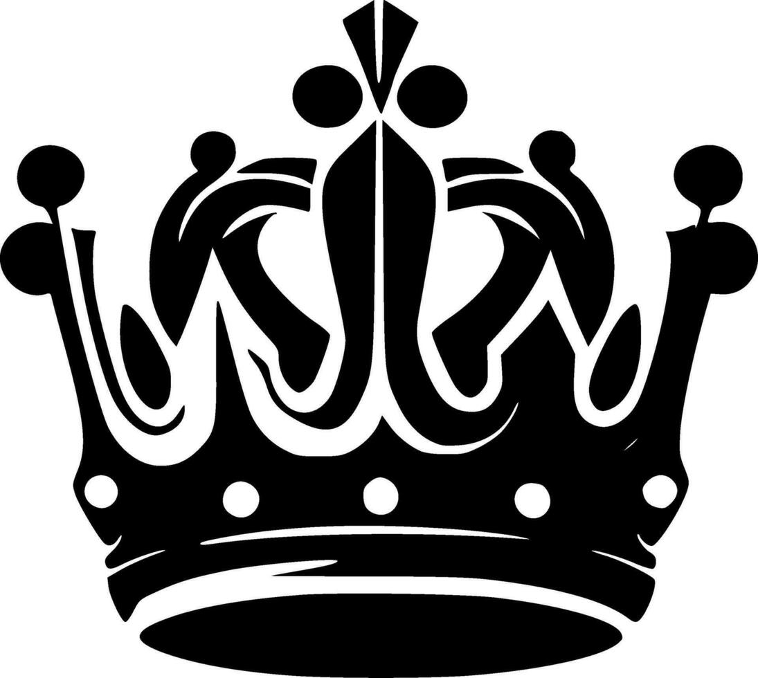 Crown - Minimalist and Flat Logo - Vector illustration