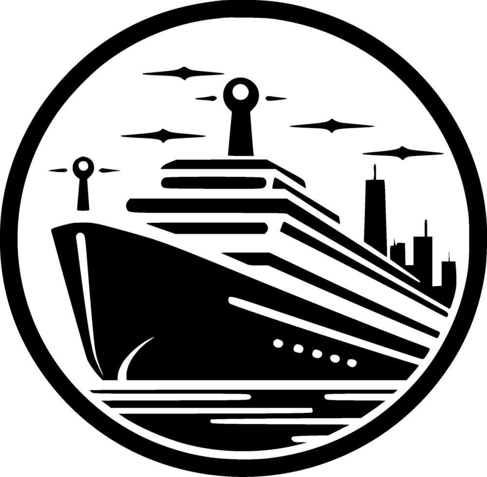 crucero - alto calidad vector logo - vector ilustración ideal para camiseta gráfico