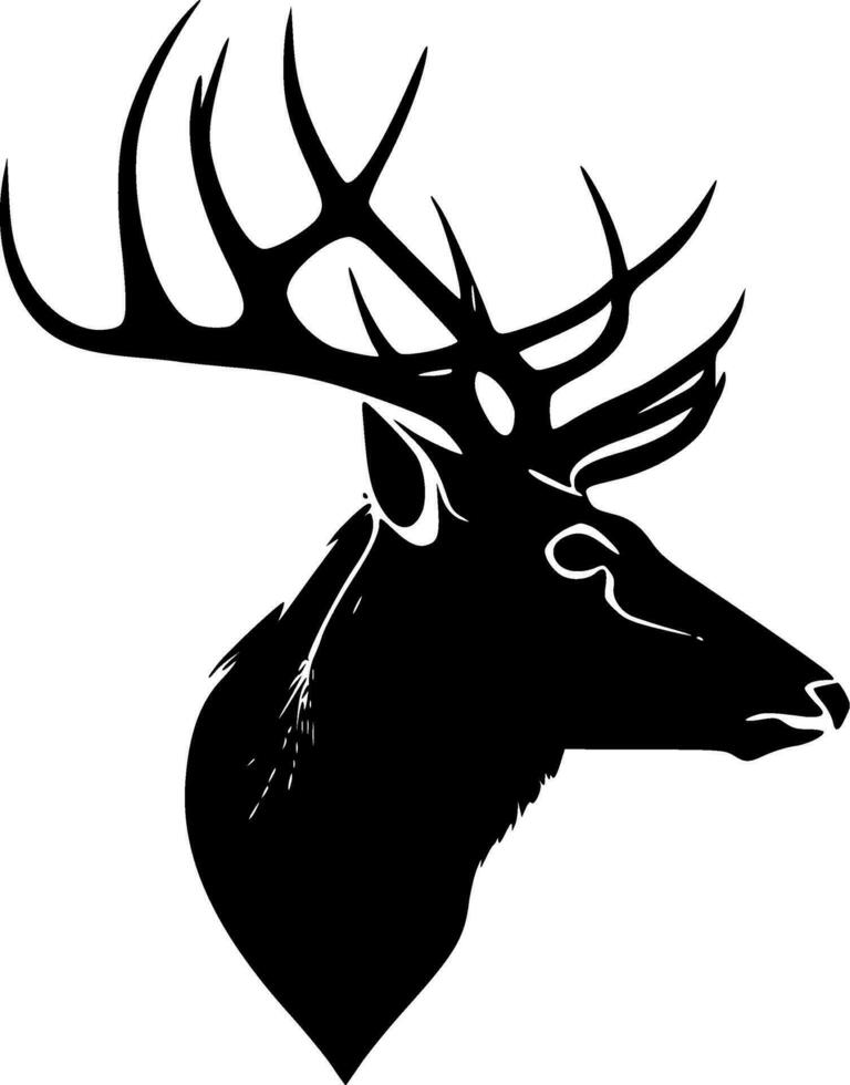 ciervo - alto calidad vector logo - vector ilustración ideal para camiseta gráfico