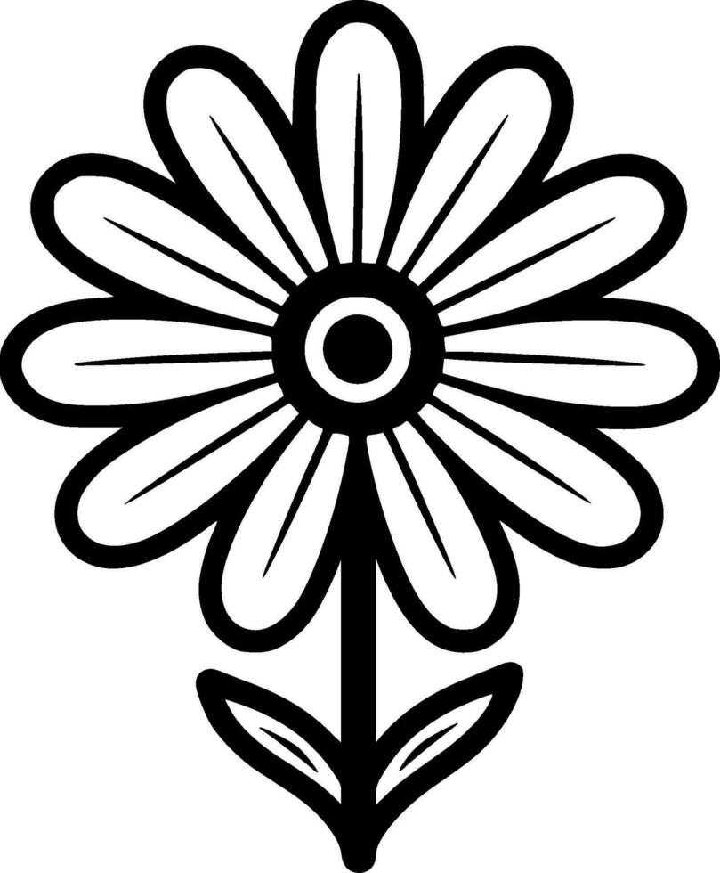 Daisy - High Quality Vector Logo - Vector illustration ideal for T-shirt graphic