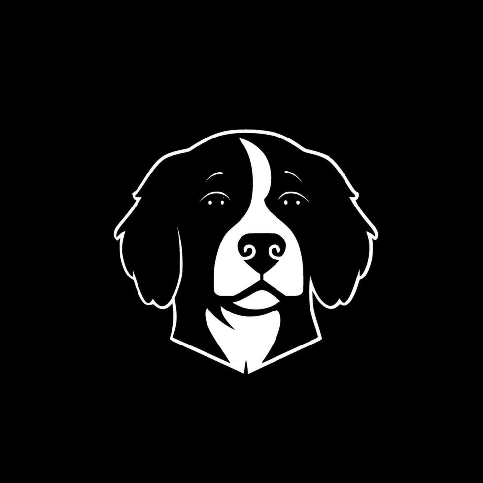 Dog - Black and White Isolated Icon - Vector illustration