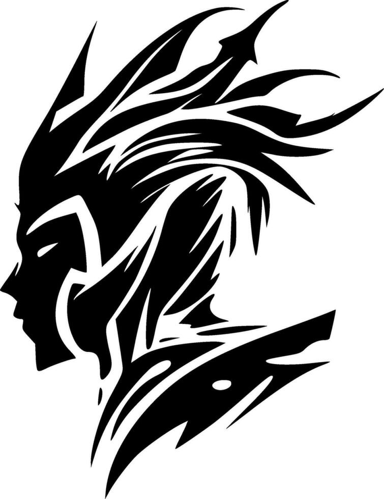 Fantasy - Minimalist and Flat Logo - Vector illustration