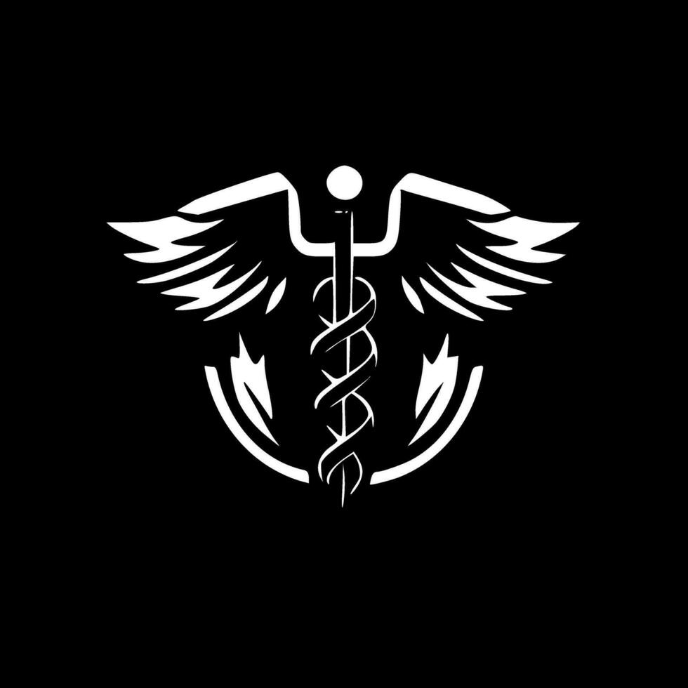 Medical - Black and White Isolated Icon - Vector illustration