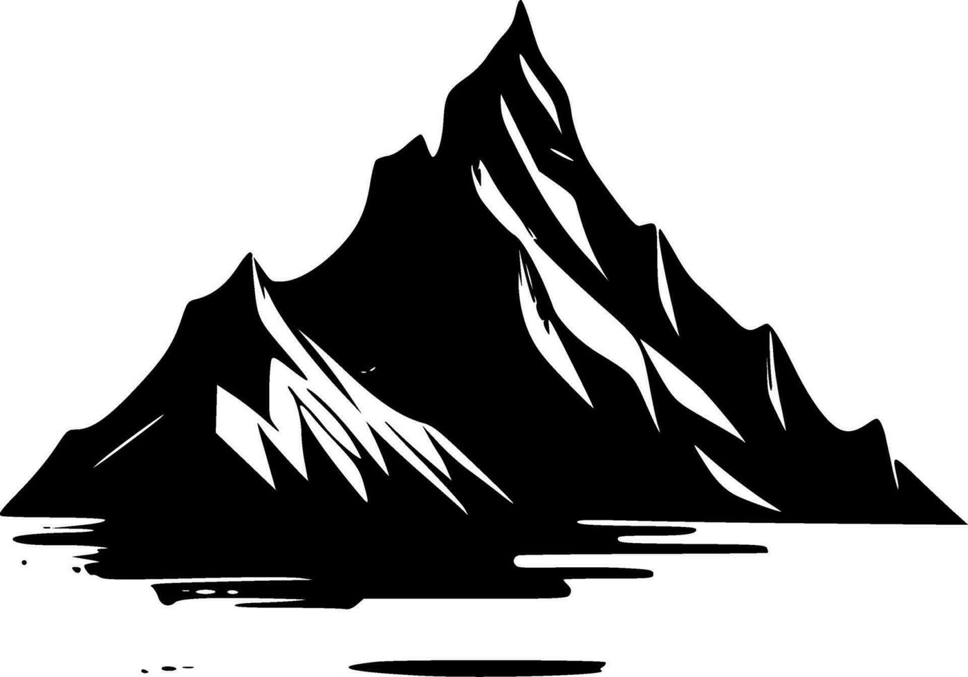 Mountains - High Quality Vector Logo - Vector illustration ideal for T-shirt graphic