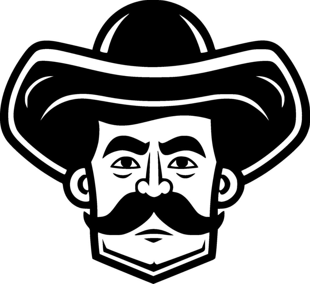 Mexico, Minimalist and Simple Silhouette - Vector illustration