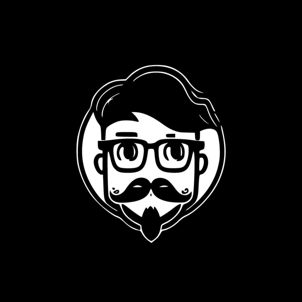 Retro - Minimalist and Flat Logo - Vector illustration