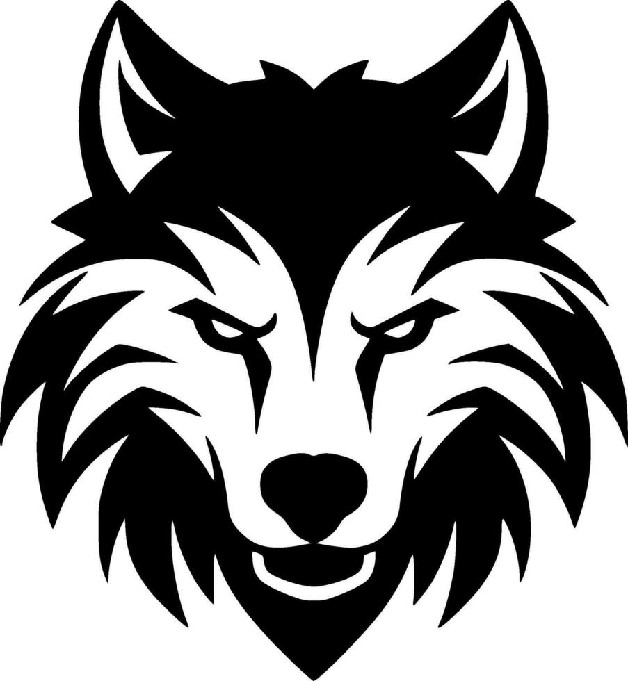 Wolf - Minimalist and Flat Logo - Vector illustration
