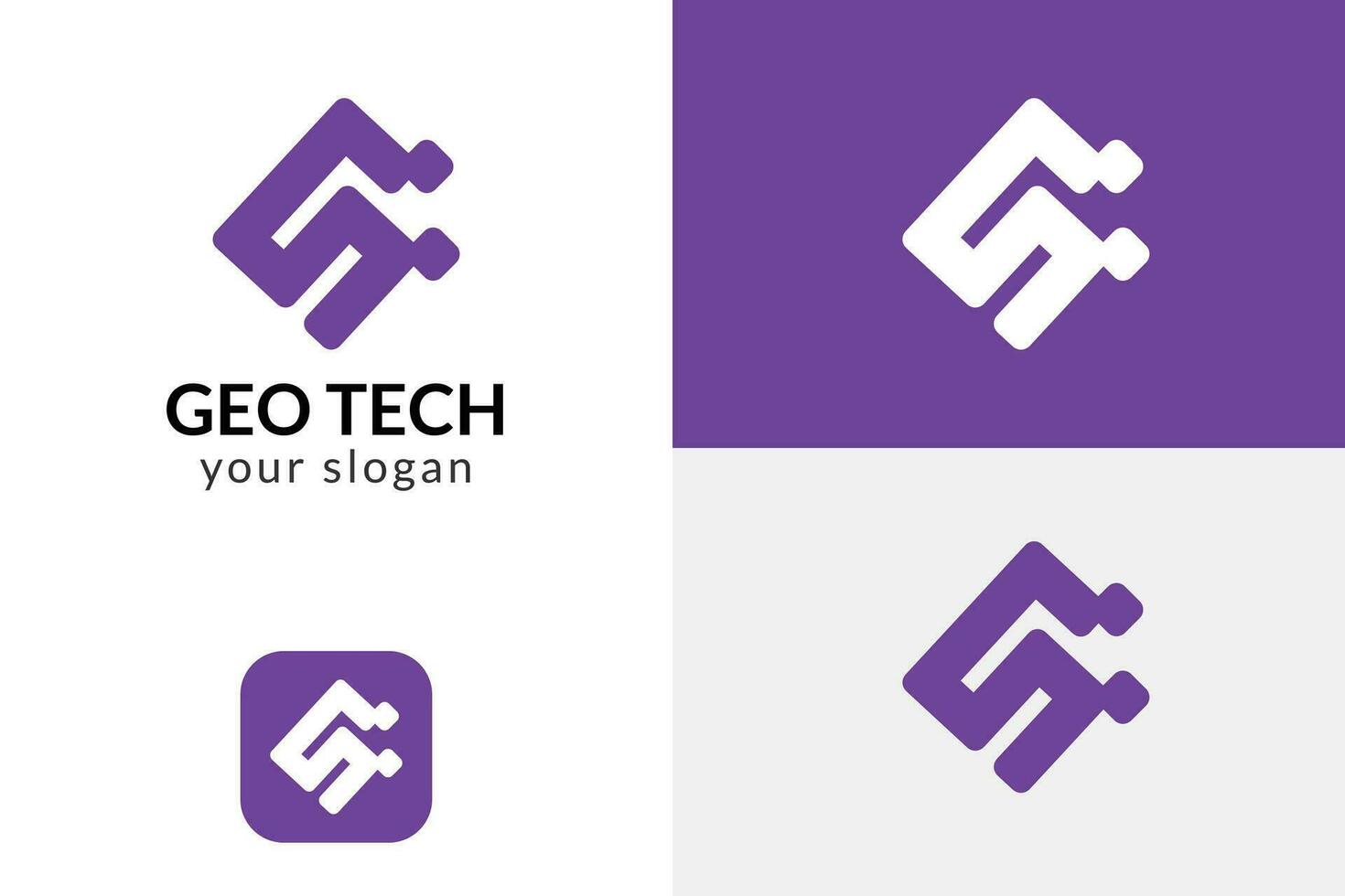 Geotech g logo vector