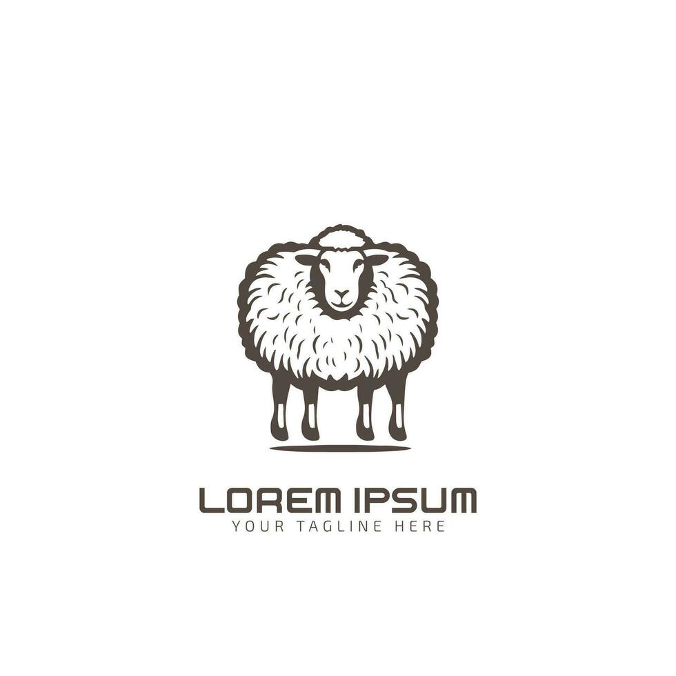 Sheep logo icon vector design illustrator design Creative Sheep logo design Sheep icon modern company logo