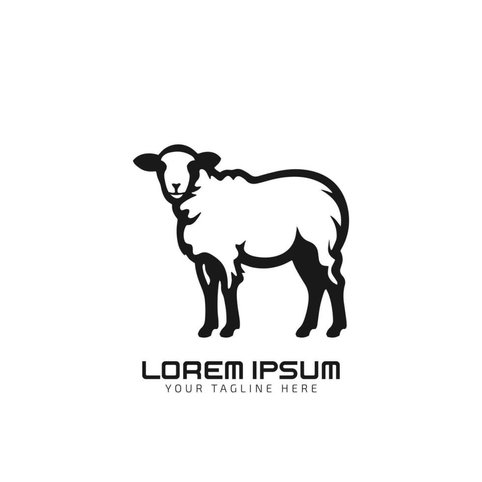 black sheep logo vector icon design template