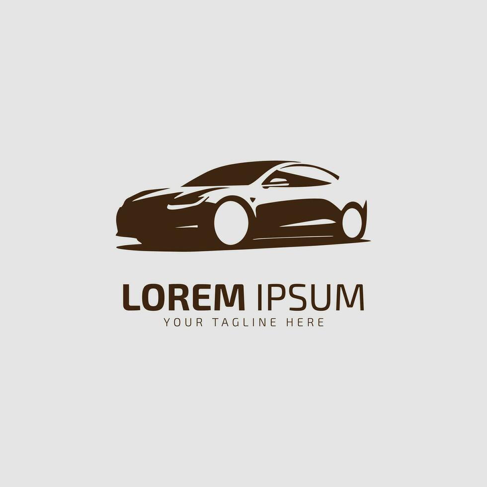 Auto style car logo design with concept sports vehicle icon silhouette. Vector illustration.design illustration.