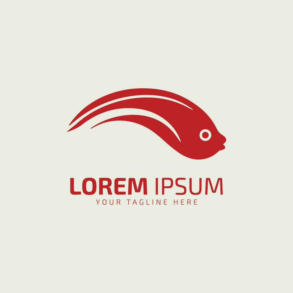 dolphin fish logo icon vector design illustration template