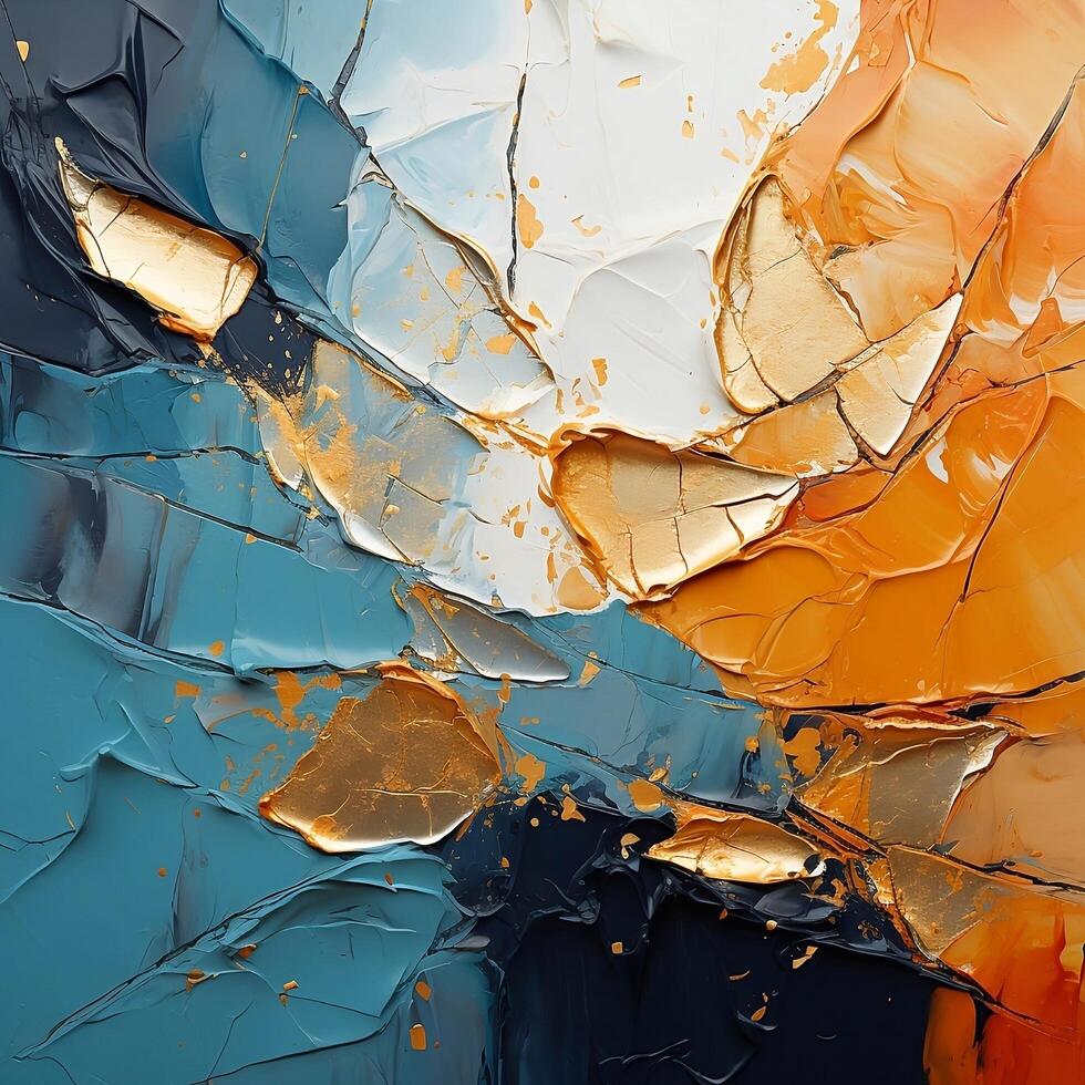 A photo of Marble texture golden and blue and white modern creative artist designer wallpaper image.