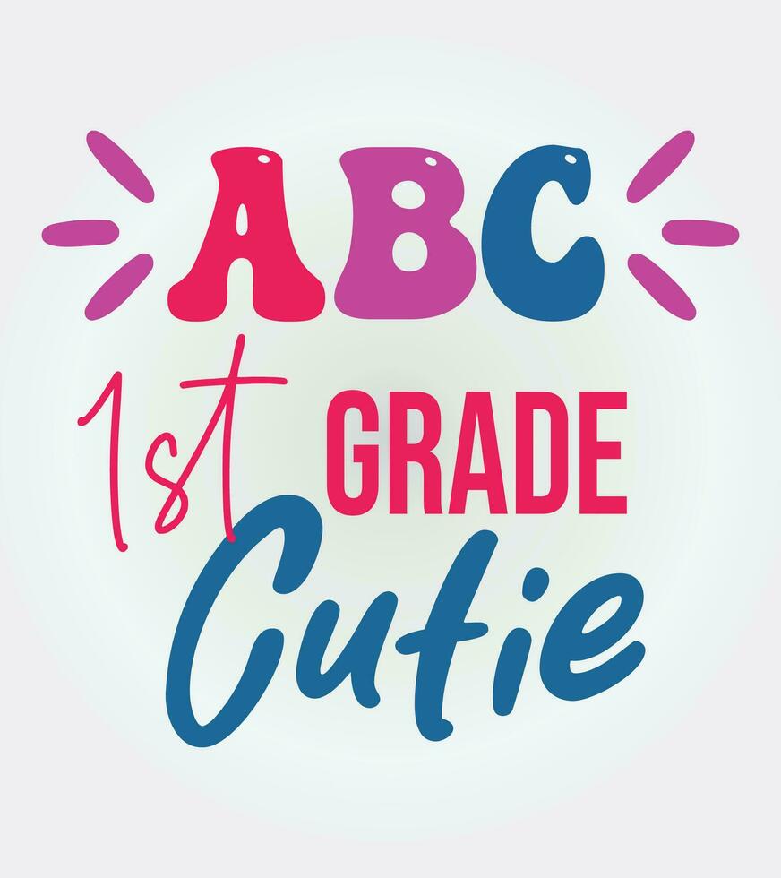 back to school T-Shirt Design vector