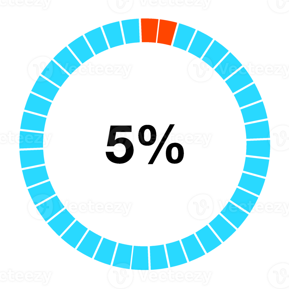 percentage chart circle and half circle 1 to 100 png