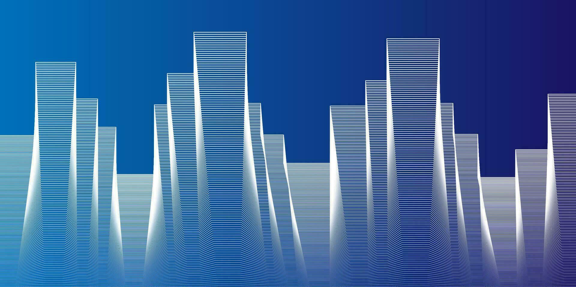 HUD building and city futuristic background vector for technology and finance concept and education for future