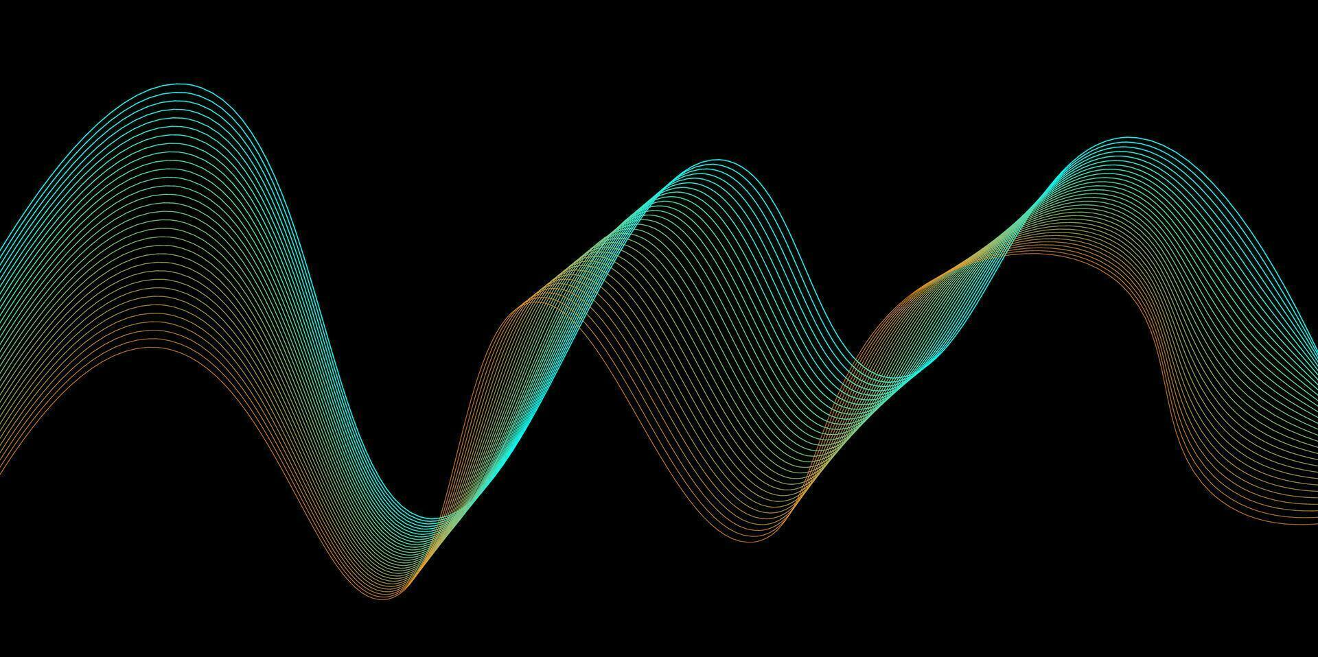 HUD Curve line futuristic background vector for technology and finance concept and education for future