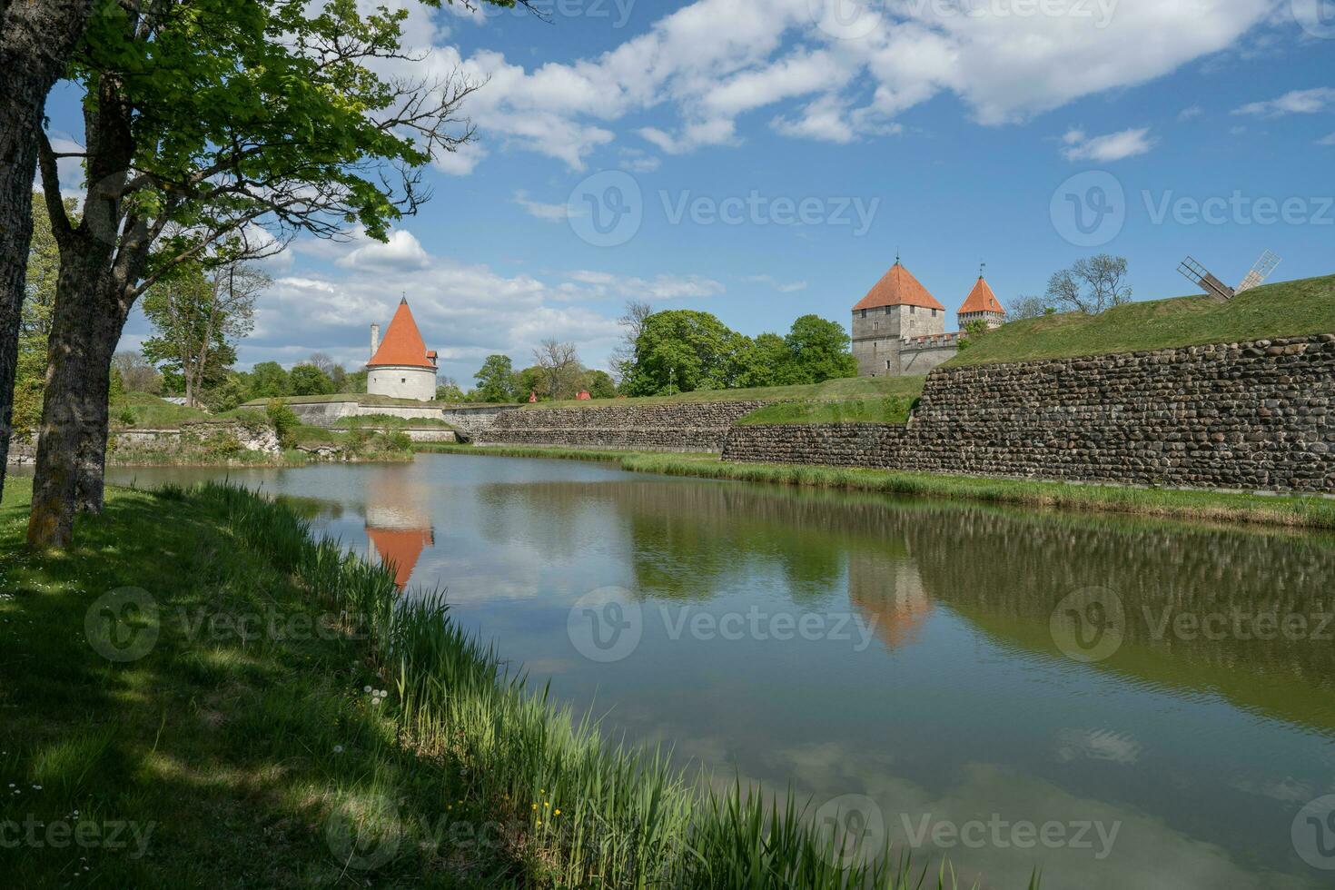 Kuressaare Castle on the island of Saaremaa in Estonia photo