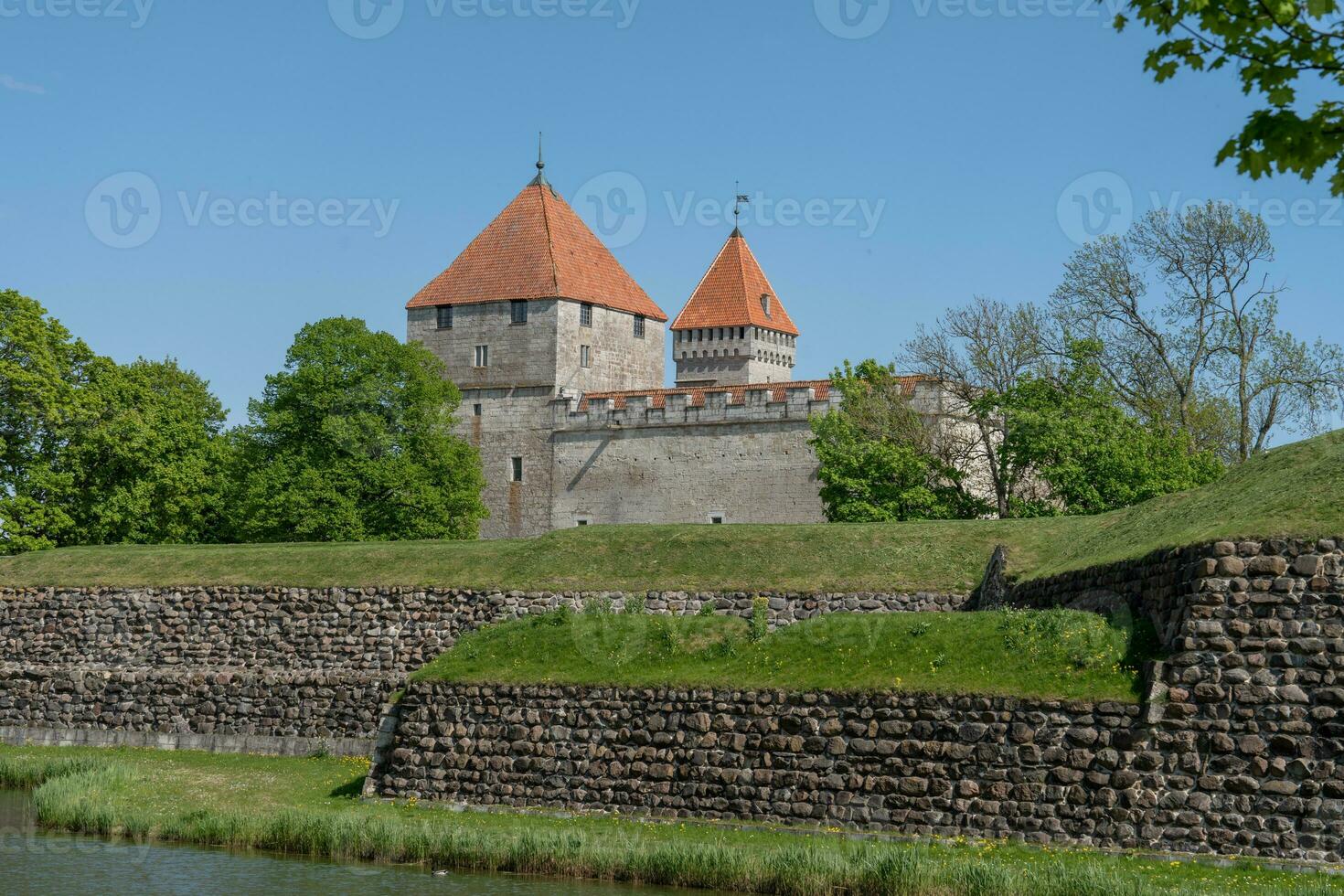 Kuressaare Castle on the island of Saaremaa in Estonia photo