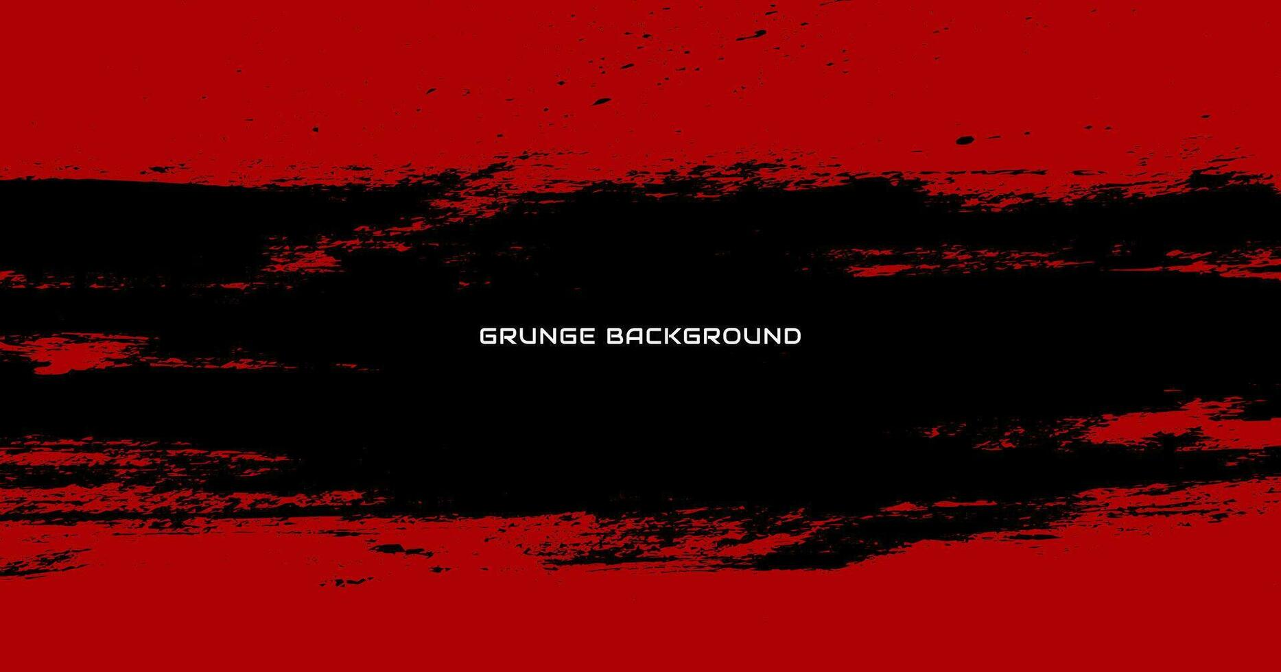 Grunge texture effect background. Distressed overlay rough textured. Abstract vintage monochrome. Black isolated on red. Graphic design torn style concept for banner, flyer, brochure, or cover vector