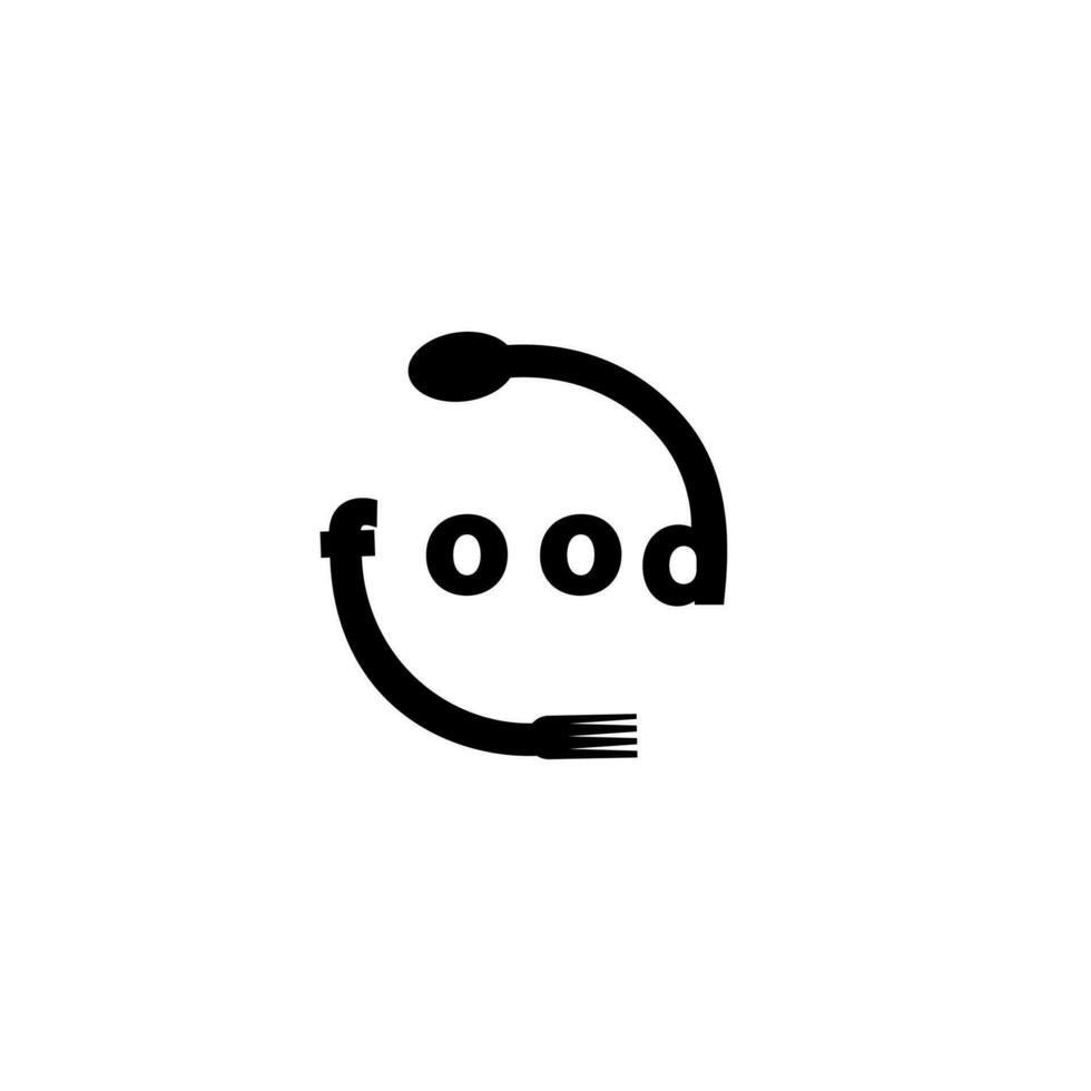 initial o food equipment simple logo template vector icon abstract