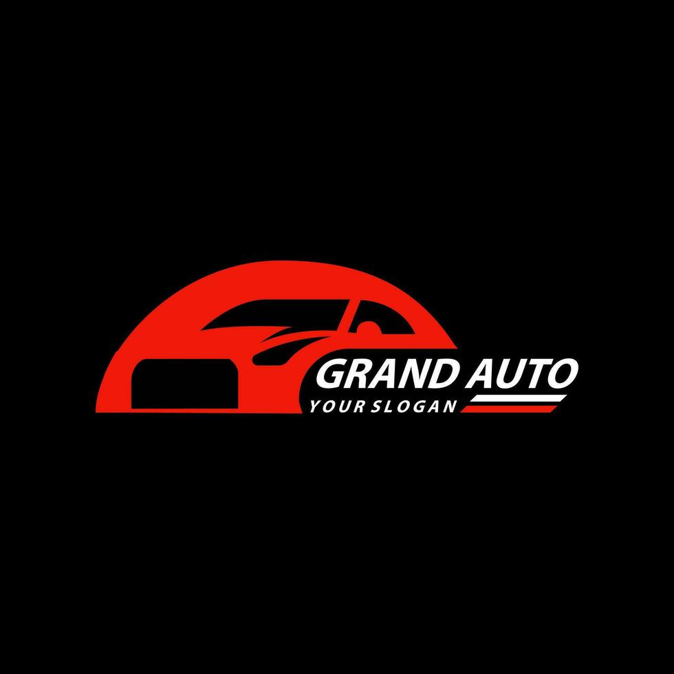 Grand auto Concept Car Logo Design Template vector