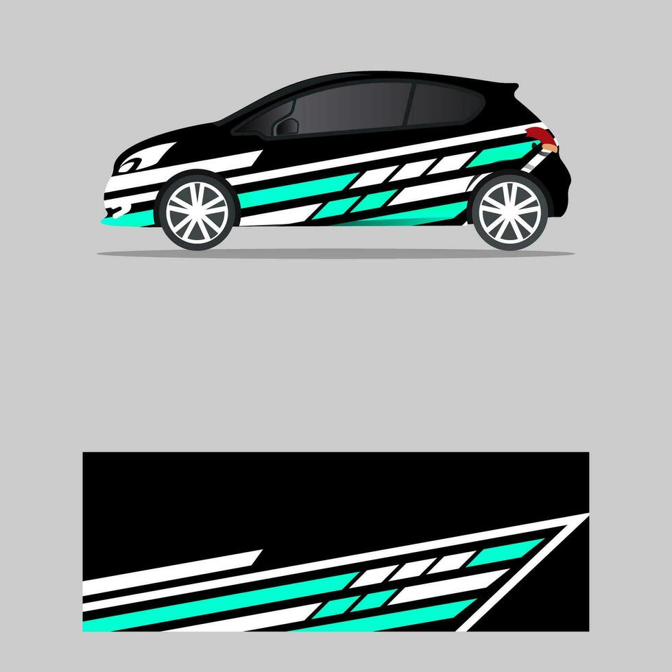 decal wrapping sticker with the concept of design vector technology