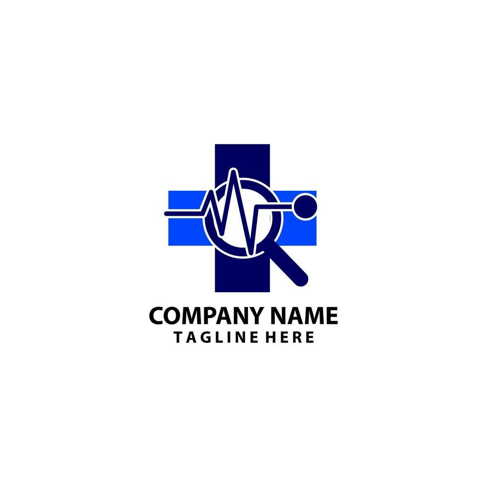 search rate medical logo design vector