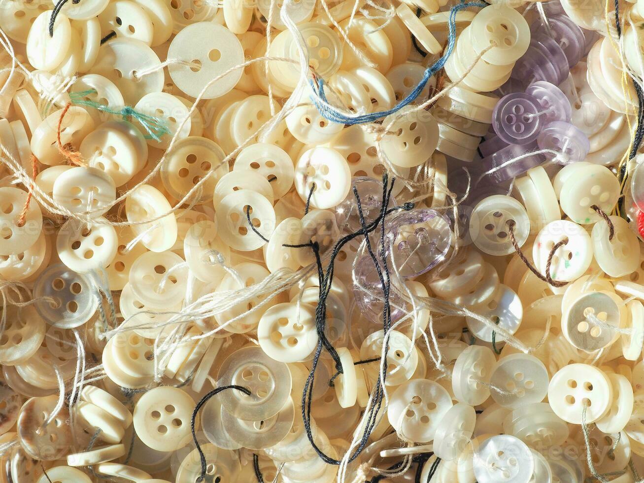 many white buttons background photo